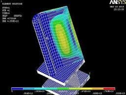 Finite Element Analysis of coated Gas Turbine Blade